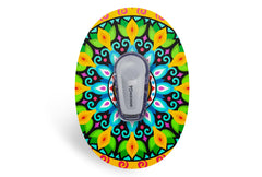 Bright Mandala Patch - Dexcom G6 / One for Single diabetes supplies and insulin pumps