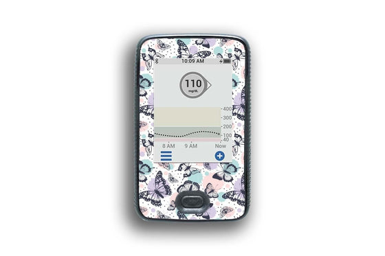 Butterfly Sticker for Dexcom G6 Receiver diabetes CGMs and insulin pumps