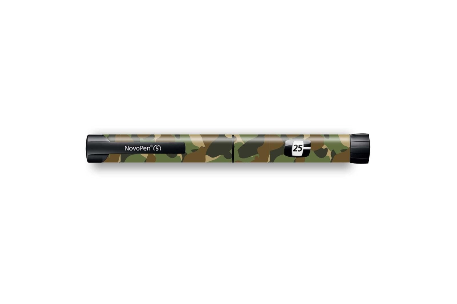 Camouflage Sticker for Novopen 4, 5, 6, or Echo diabetes CGMs and insulin pumps