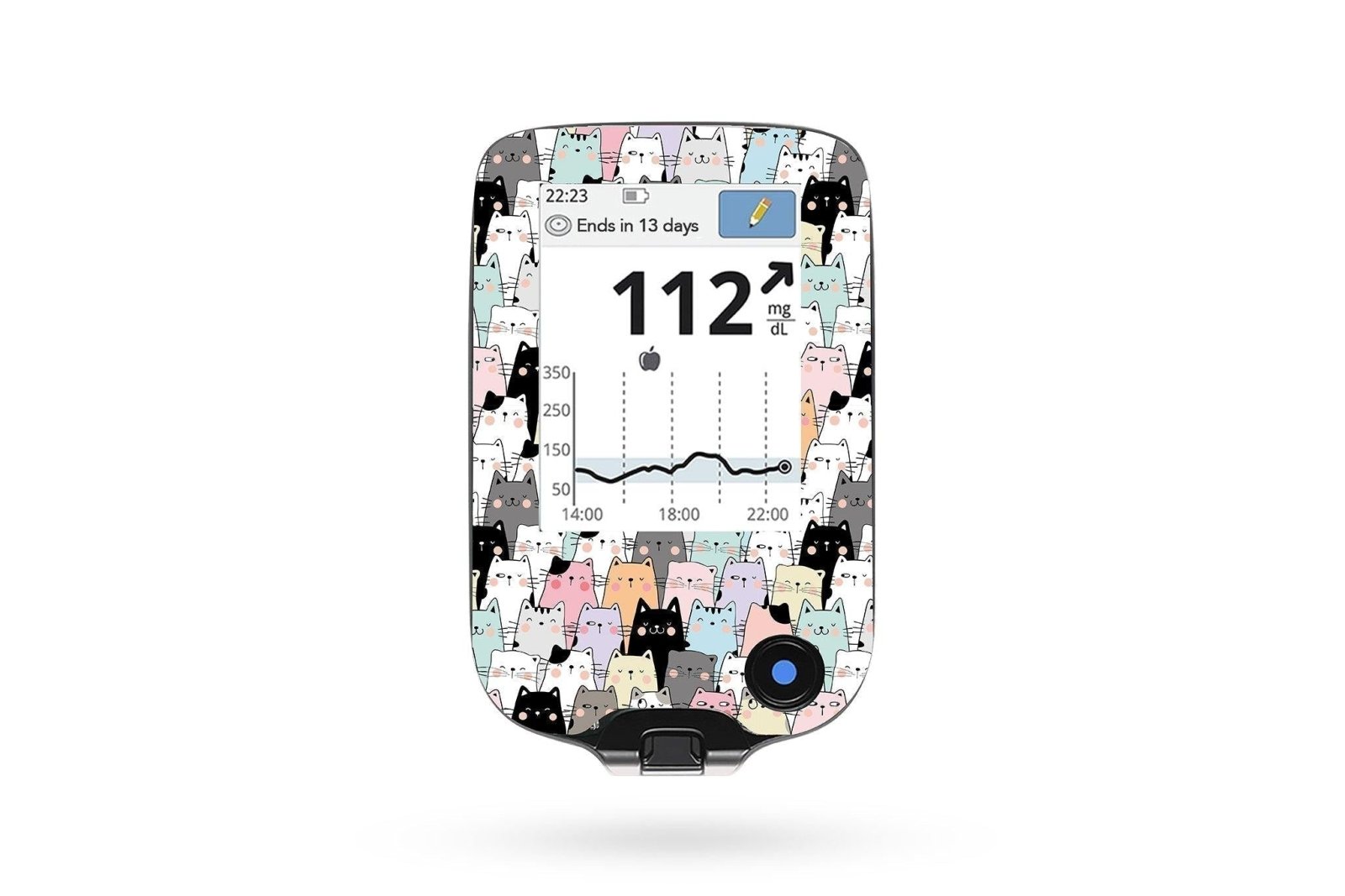 Cat Sticker - Freestyle Libre Reader for diabetes CGMs and insulin pumps