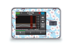 Cherry Blossom Sticker - T-Slim for diabetes CGMs and insulin pumps