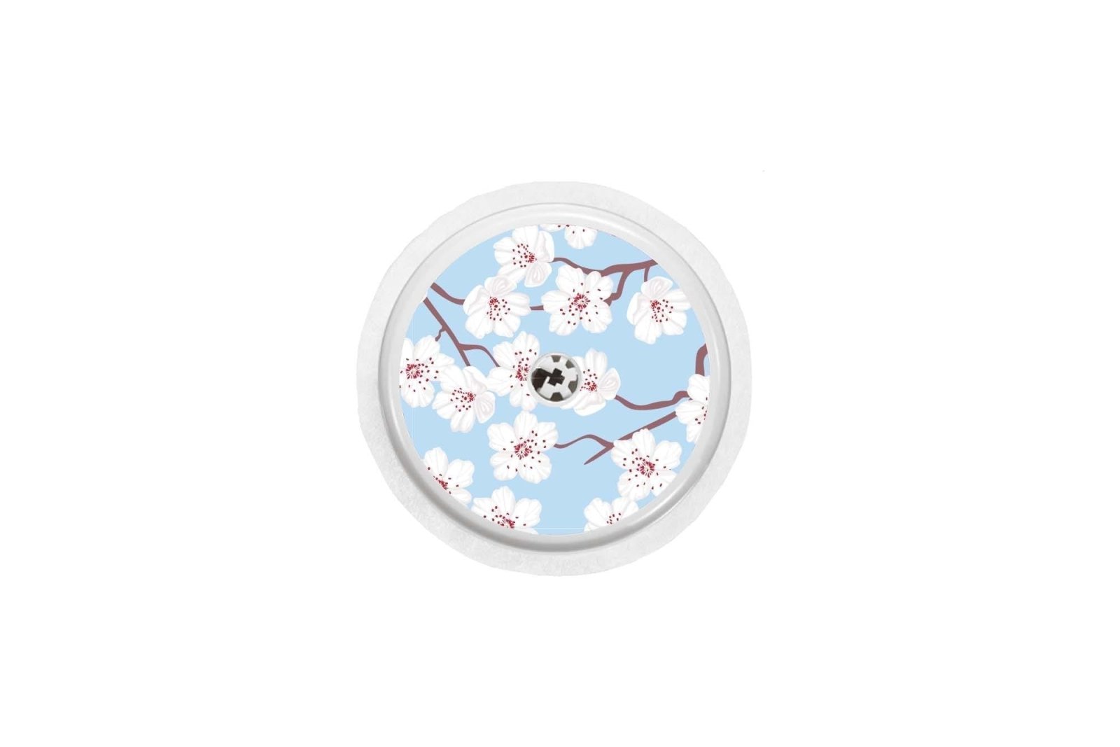 Cherry Blossom Sticker for Freestyle Libre 1, 2, or 2+ diabetes CGMs and insulin pumps
