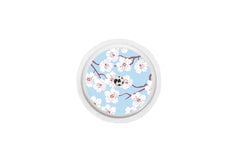 Cherry Blossom Sticker for Freestyle Libre 1, 2, or 2+ diabetes CGMs and insulin pumps