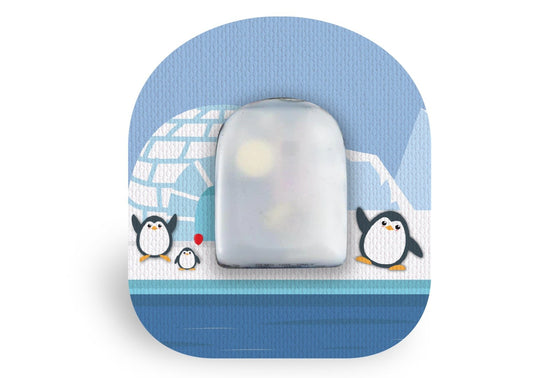 Chilly Penguin Patch for Omnipod diabetes CGMs and insulin pumps