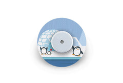 Chilly Penguin Patch for Freestyle Libre diabetes CGMs and insulin pumps