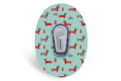 Christmas Puppy Patch - Dexcom G6 / One for Single diabetes CGMs and insulin pumps