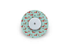 Christmas Puppy Patch for Freestyle Libre 2 diabetes CGMs and insulin pumps