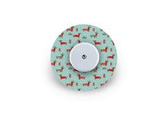 Christmas Puppy Patch for Freestyle Libre 2 diabetes CGMs and insulin pumps