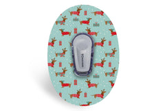 Christmas Puppy Patch for Dexcom G6 / One diabetes CGMs and insulin pumps