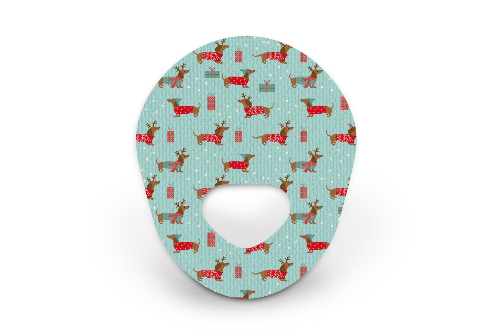 Christmas Puppy Patch for Guardian Enlite diabetes CGMs and insulin pumps