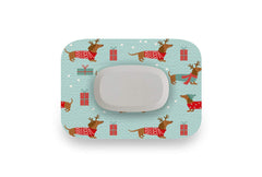 Christmas Puppy Patch for GlucoRX Aidex diabetes CGMs and insulin pumps