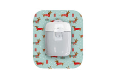 Christmas Puppy Patch for Medtrum Pump diabetes CGMs and insulin pumps