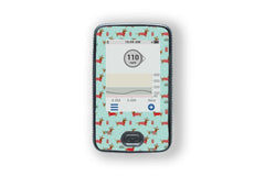 Christmas Puppy Sticker - Dexcom G6 / One Receiver for diabetes CGMs and insulin pumps