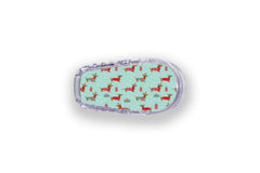 Christmas Puppy Sticker - Dexcom G6 / One Sensor for diabetes CGMs and insulin pumps