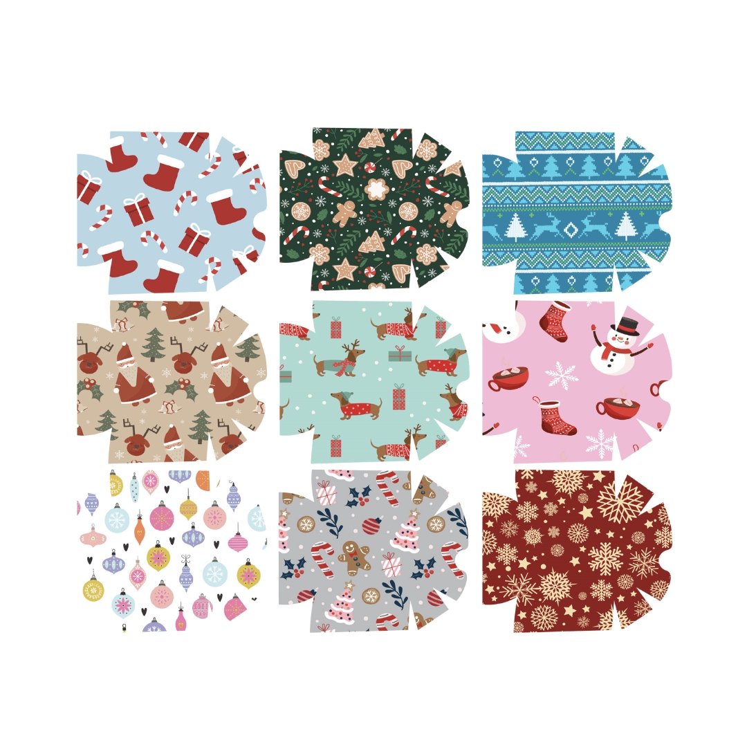 Christmas Sticker Sheet for Single Sheet diabetes CGMs and insulin pumps