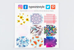 Colour Pop Sticker Sheet for Single Sheet diabetes CGMs and insulin pumps