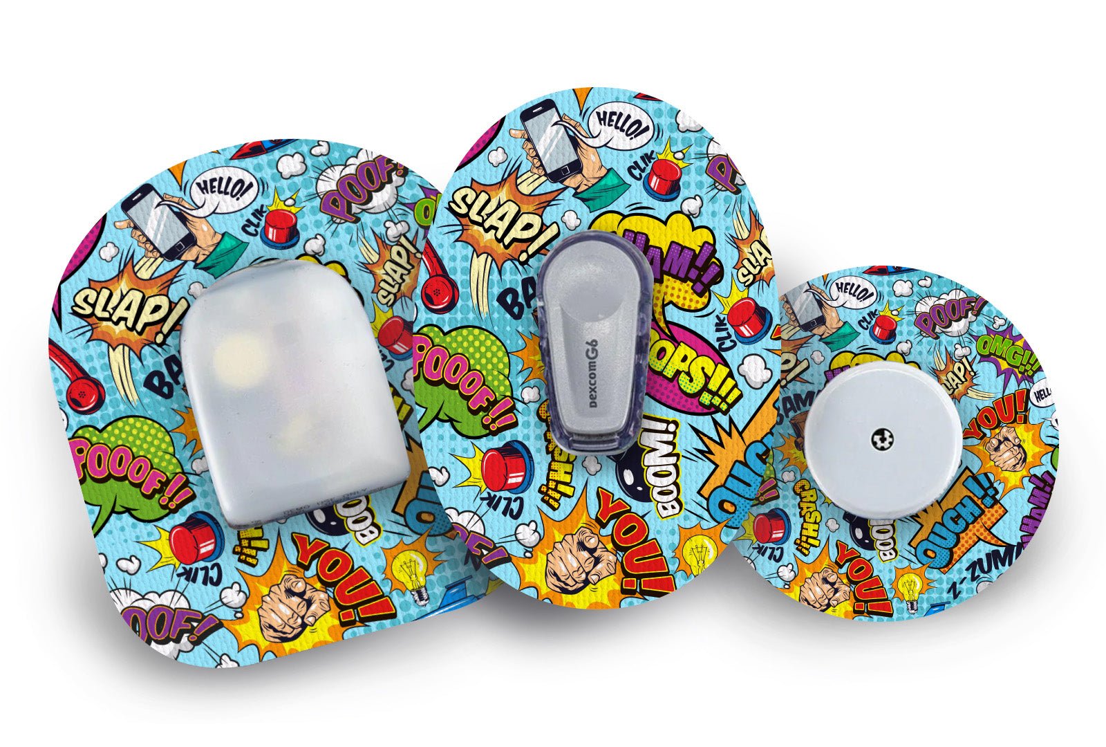 Comic Patch for Freestyle Libre 2 diabetes supplies and insulin pumps