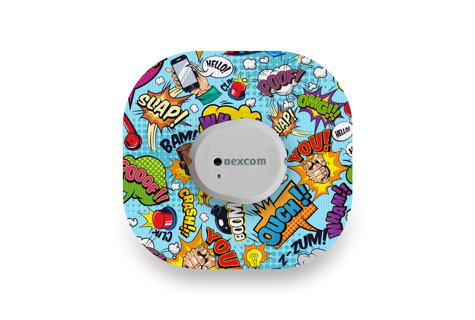 Comic Patch for Dexcom G7 / One+ diabetes supplies and insulin pumps