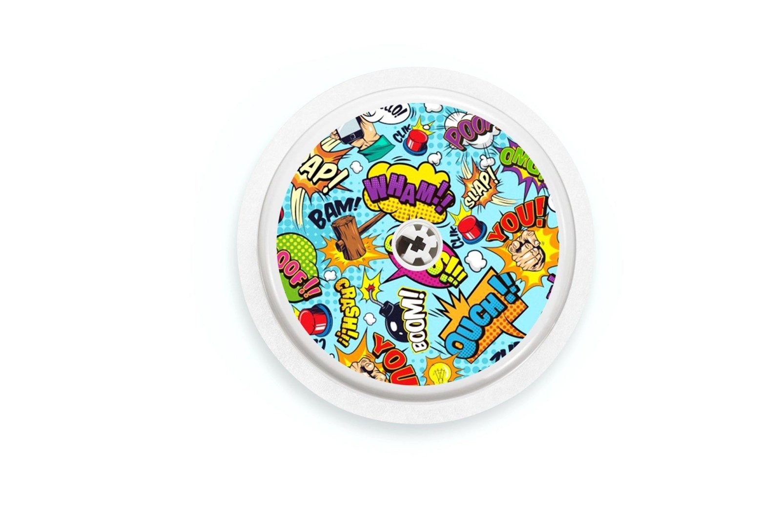 Comic Sticker - Freestyle Libre 1, 2, or 2+ for diabetes CGMs and insulin pumps