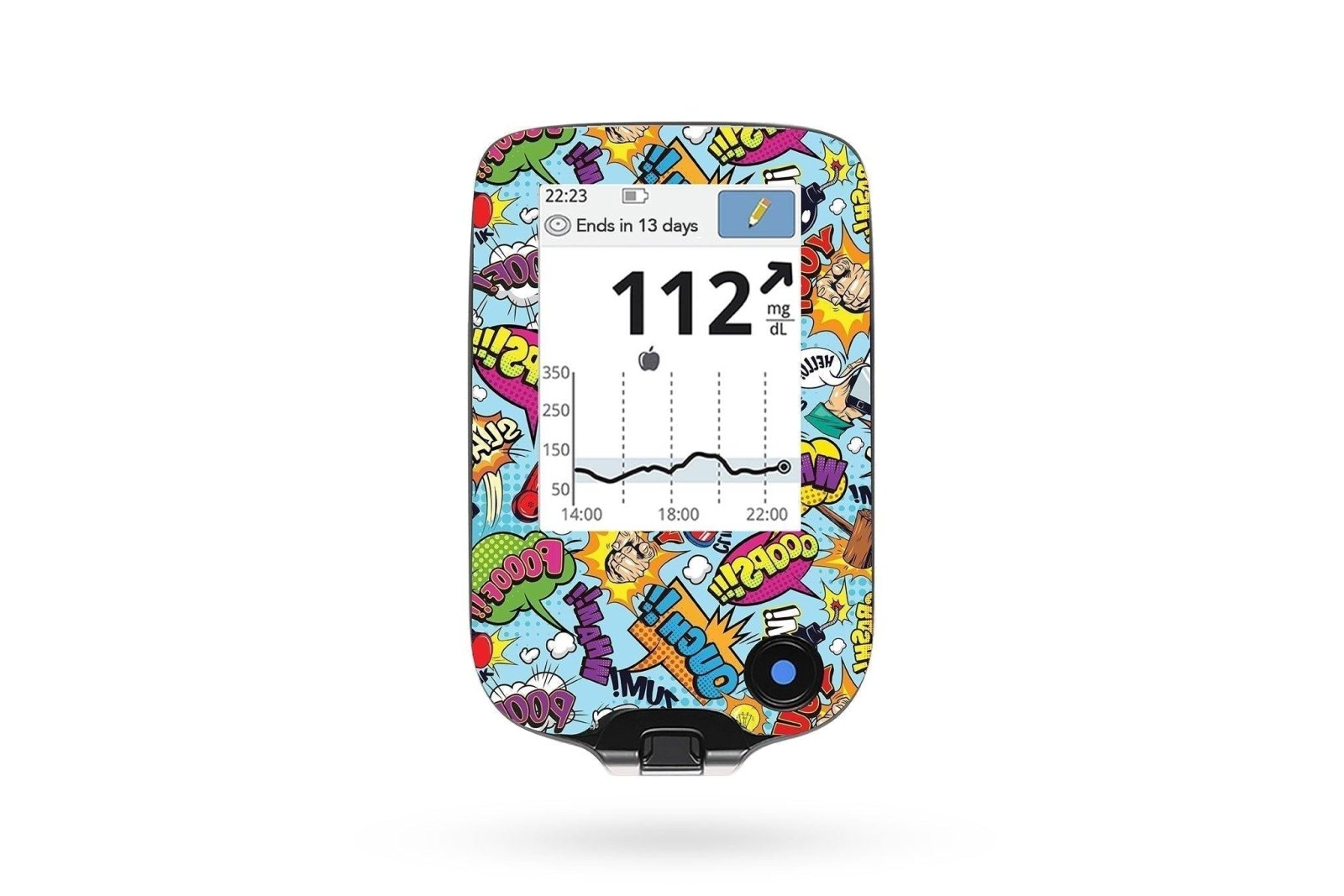 Comic Sticker - Freestyle Libre Reader for diabetes CGMs and insulin pumps