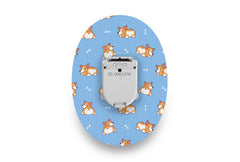 Corgi Patch for Glucomen Day diabetes CGMs and insulin pumps