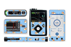 Corgi Sticker for Novopen 4, 5, 6, or Echo diabetes supplies and insulin pumps