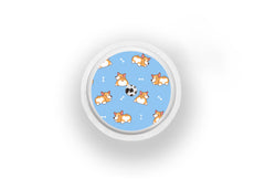 Corgi Sticker - Freestyle Libre 1, 2, or 2+ for diabetes supplies and insulin pumps