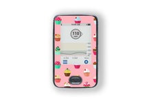  Cupcakes Sticker - Dexcom G6 Receiver for diabetes supplies and insulin pumps