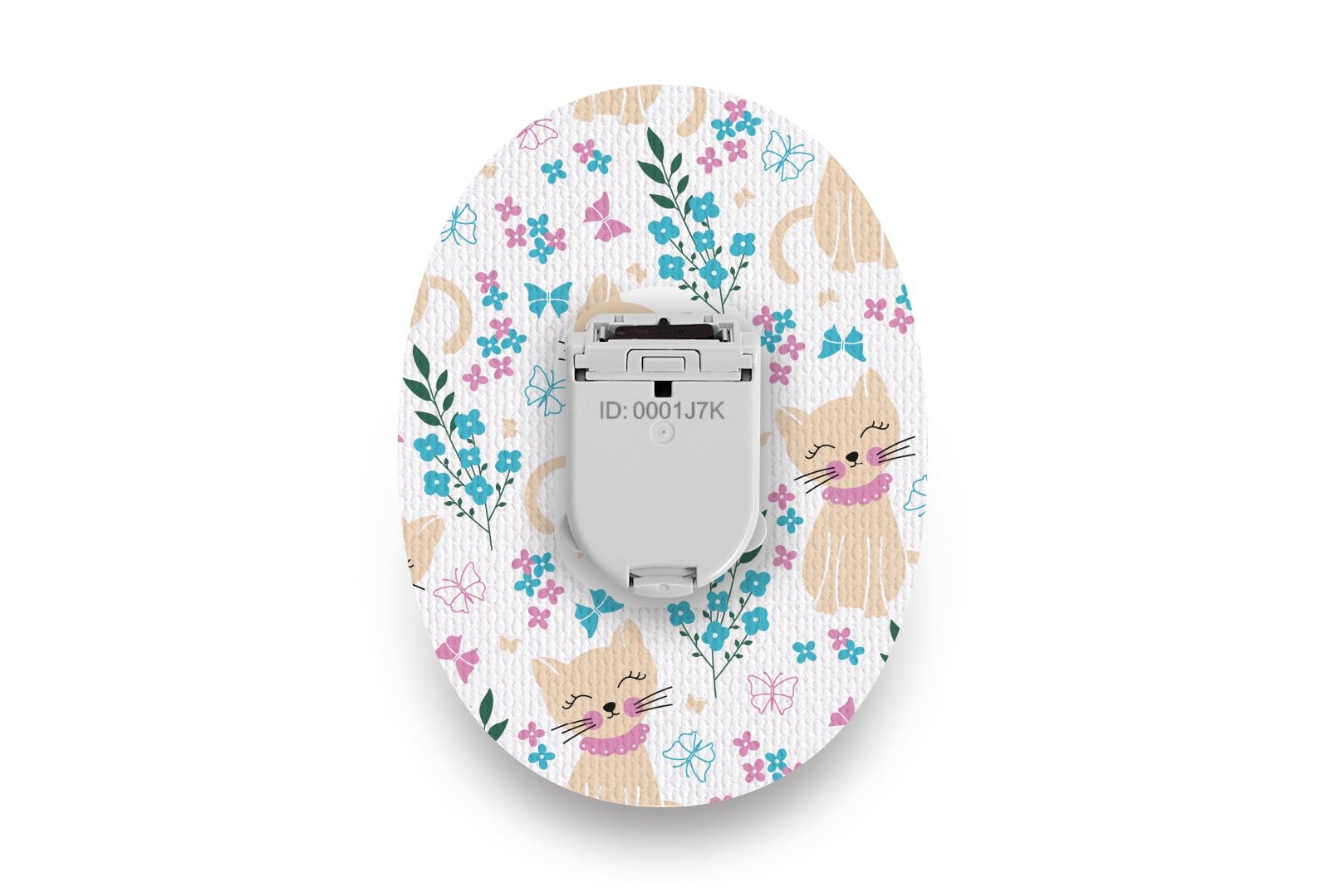 Cute Kitten Patch for Glucomen Day diabetes CGMs and insulin pumps