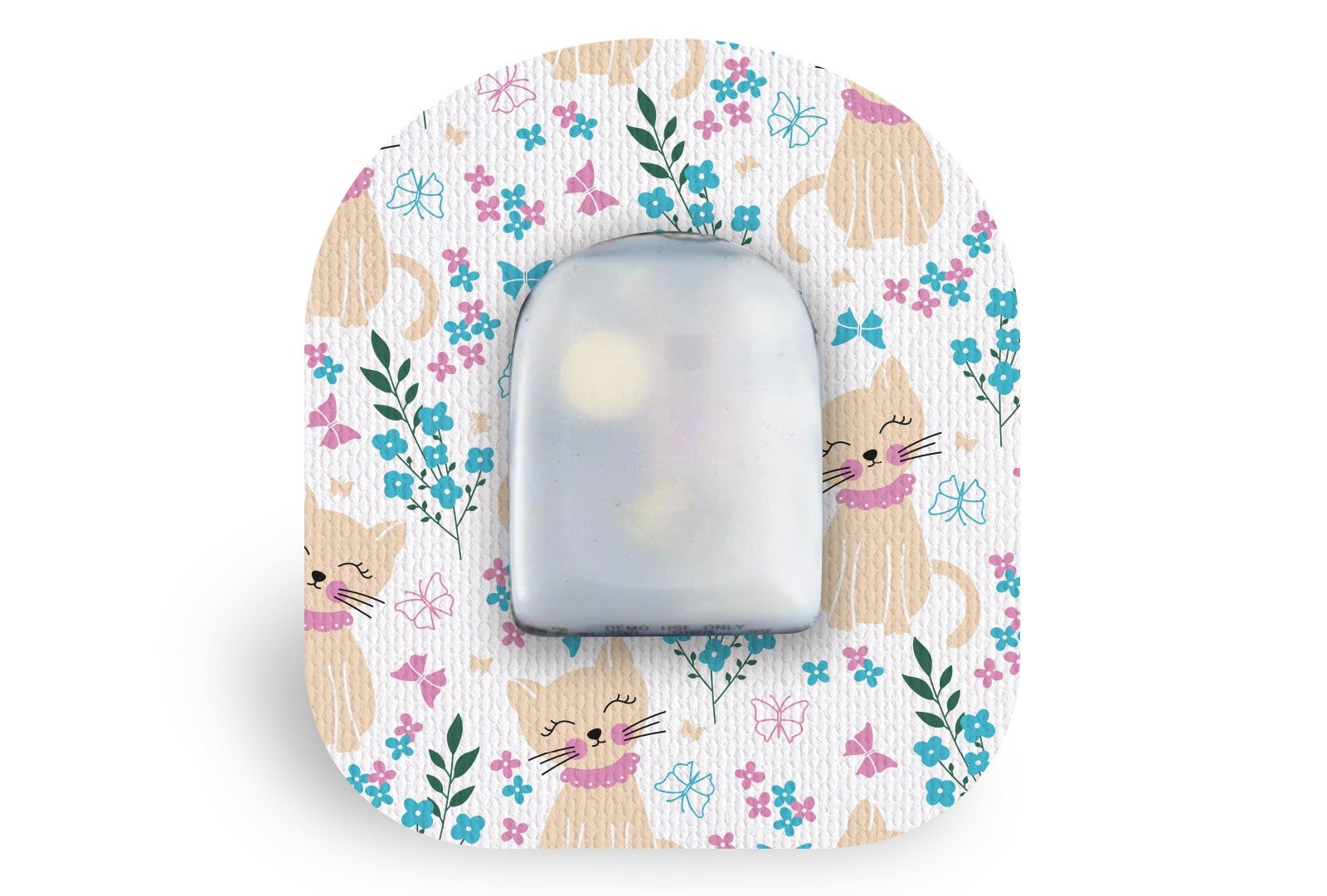 Cute Kitten Patch - Omnipod for Single diabetes CGMs and insulin pumps