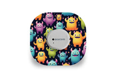 Cute Monsters Patch - Dexcom G7 / One+ for Single diabetes supplies and insulin pumps