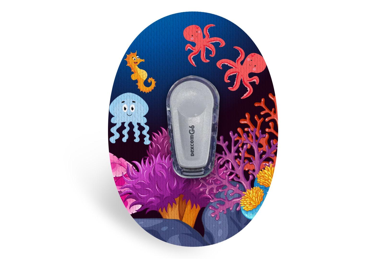 Cute Octopus Patch for Dexcom G6 / One diabetes CGMs and insulin pumps