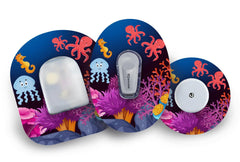 Cute Octopus Patch for Freestyle Libre 2 diabetes CGMs and insulin pumps