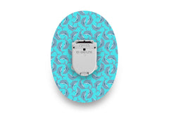 Dashing Dolphin Patch for Glucomen Day diabetes CGMs and insulin pumps