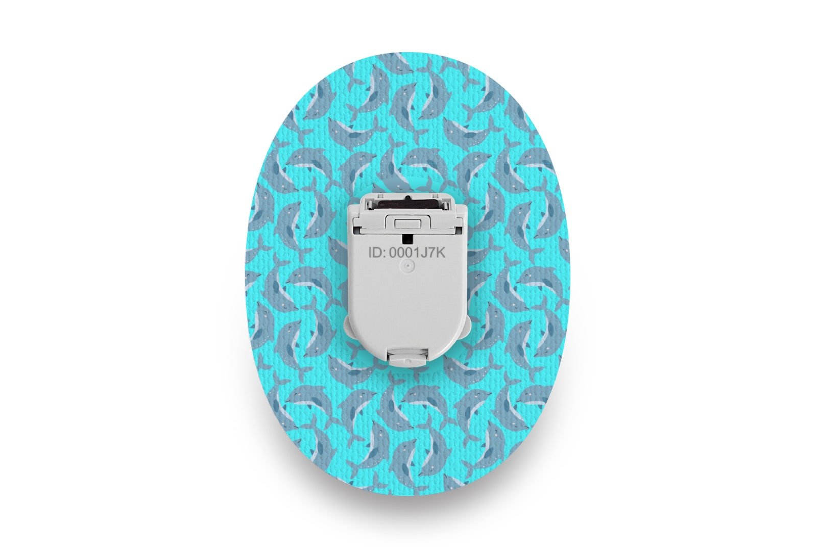 Dashing Dolphin Patch - Glucomen Day for 5-Pack diabetes CGMs and insulin pumps