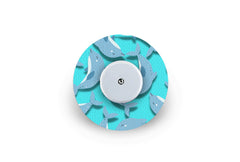 Dashing Dolphins Patch - Freestyle Libre for Single diabetes CGMs and insulin pumps