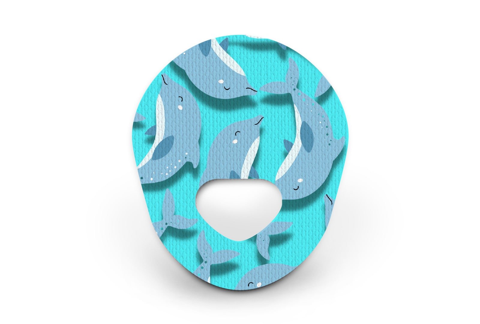 Dashing Dolphins Patch - Guardian Enlite for Single diabetes CGMs and insulin pumps