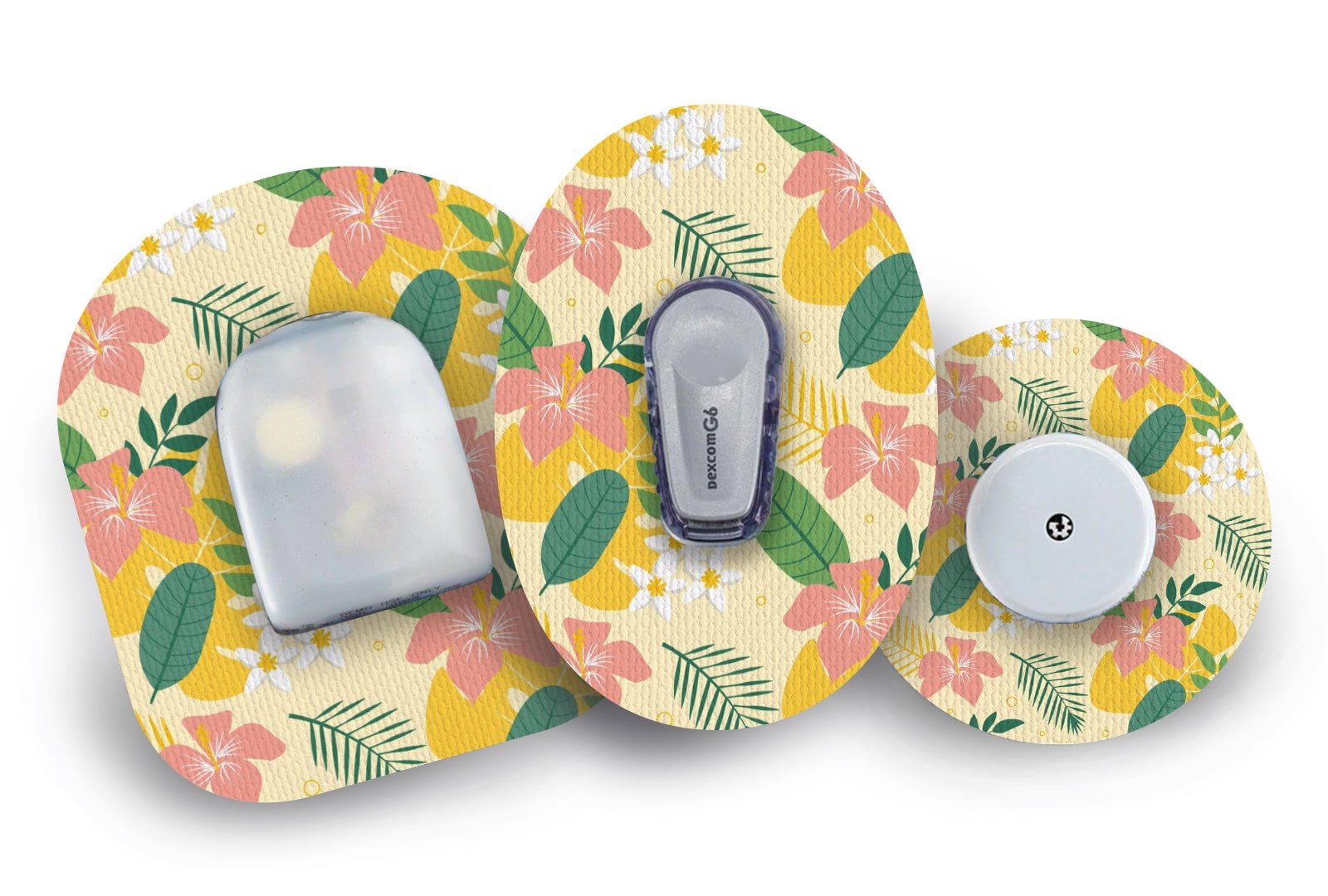 Delightful Flowers Patch for Freestyle Libre 2 diabetes CGMs and insulin pumps