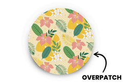 Delightful Flowers Patch for Overpatch diabetes CGMs and insulin pumps
