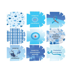 Diabetes Awareness Sticker Sheet for Single Sheet diabetes CGMs and insulin pumps