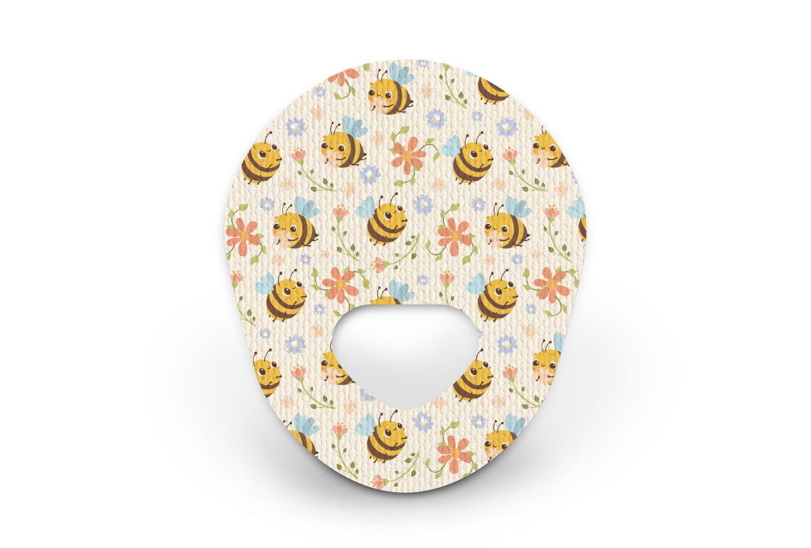 Don't Worry Bee Happy Patch for Guardian Enlite diabetes CGMs and insulin pumps