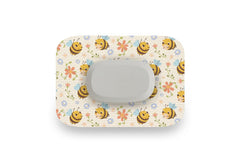 Don't Worry Bee Happy Patch for GlucoRX Aidex diabetes CGMs and insulin pumps