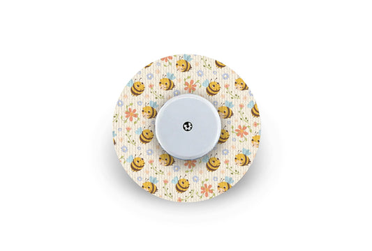 Don't Worry Bee Happy Patch - Freestyle Libre for Single diabetes CGMs and insulin pumps