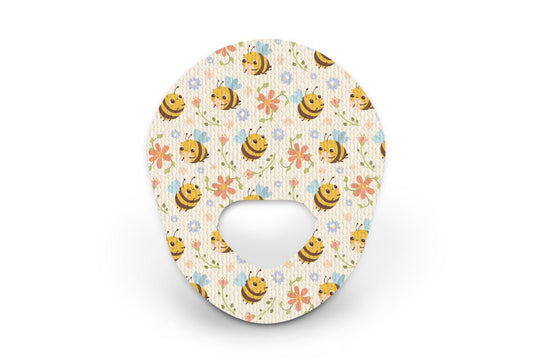 Don't Worry Bee Happy Patch - Guardian Enlite for Single diabetes CGMs and insulin pumps
