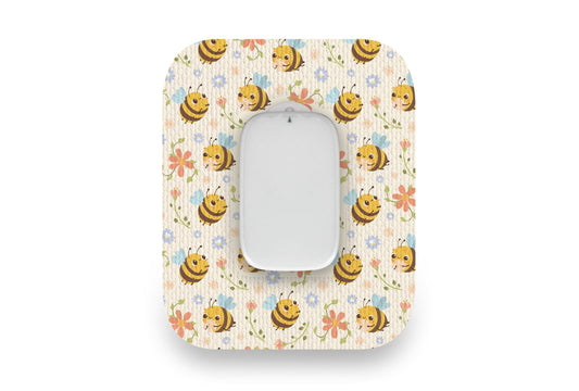 Don't Worry Bee Happy Patch - Medtrum CGM for 5-Pack diabetes CGMs and insulin pumps
