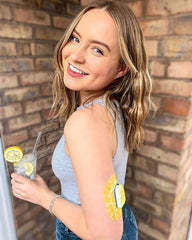 Don't Worry Bee Happy Patch for Freestyle Libre 3 diabetes CGMs and insulin pumps