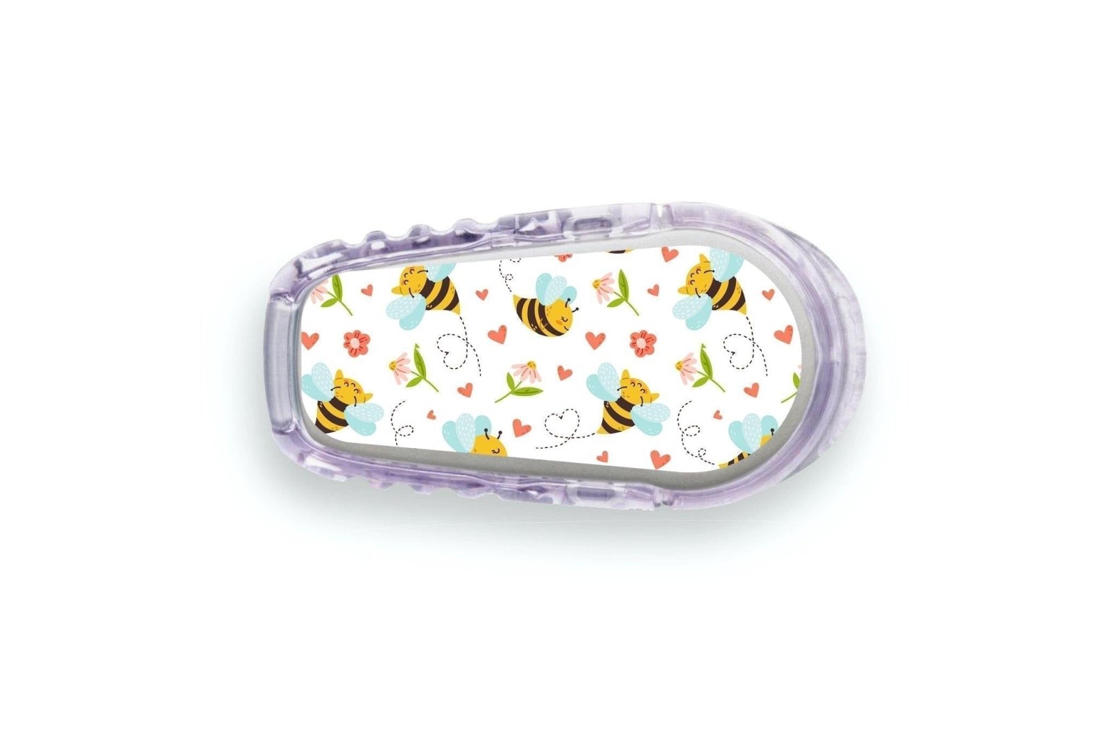 Don't Worry Bee Happy Sticker - Dexcom G6 / One Sensor for diabetes CGMs and insulin pumps