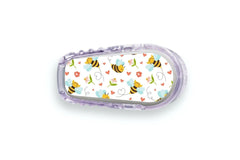 Don't Worry Bee Happy Sticker - Dexcom G6 / One Sensor for diabetes CGMs and insulin pumps