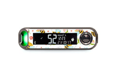 Don't Worry Bee Happy Sticker for Contour Next One diabetes CGMs and insulin pumps