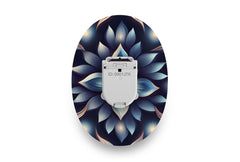 Dreamy Blue Flowers Patch - Glucomen Day for Single diabetes supplies and insulin pumps